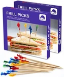 2000 Pcs Wood Frill Toothpicks Decorative Cocktail Party Fruit 4 Inch New. Price: $29.30.