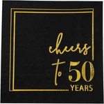 Cheers To Years Cocktail Napkins 50 3-PLY Birthday 5X5 Inches Dis New. Price: $20.11.