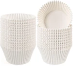 Caperci Jumbo Cupcake Liners White Muffin Baking Cups 300-COUNT, No Smell, Food New. Price: $12.34.