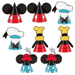 Unique Disney Mickey Mouse Party Hats - 4.25'' (8 Pcs) Assorted Fun Designs Fo New. Price: $7.98.