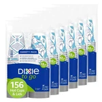 Dixie To Go Paper Coffee Cups With Lids, 12 Oz, 156 Ct, Disposable Insulated New. Price: $29.89.