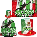 Ruizhuo 2 Pcs World Cup Decorations Mexico Fan Set, Hat Standard, New. Price: $12.35.