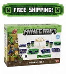 Minecraft 40PC. Party Kit For 8 (large Plates, Small Napkins & Cups)-new. Price: $25.05.