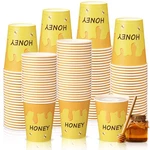 100 Pcs 9OZ Honey Cups Disposable Paper Yellow For Lemon Stand Dec... New. Price: $39.70.