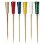 Bamboomn - Decorative Wood Golf Tee Cocktail Food And Drink Skewers Picks New. Price: $27.95.