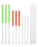 9PCS Reusable Long Colored Straw Cleaner Brush Set 12" Bendable,capable Of Cl... New. Price: $14.99.