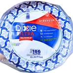 Dixie Ultra 10-1/16" Paper Plates 186 Count Kitchen Party Supplies Disposable New. Price: $41.53.