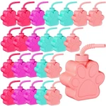 Sratte 24 Pieces 10 Oz Dog Paw Cups For With Straw And Lid Theme Birthday... New. Price: $62.69.