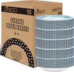 300 Count 10 Inch Thick Disposable Dinner Plates For Parties & Everyday Use New. Price: $83.99.