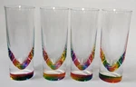 Merritt 14 Oz. Teardrop Acrylic Tall Tumbler Rainbow Cups Used. Price: $49.99.