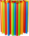 Assorted Colors Disposable Jumbo Smoothie Straws, Wide-mouthed, 9'' HIGH/100 Pac New. Price: $23.25.