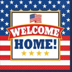 Welcome Home American Pride Lunch Napkins (36) Birthday Party Supplies Dinner New. Price: $7.99.