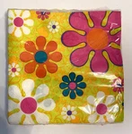 Vintage Luncheon 3-PLY Paper Napkins 16PC Flower Power New. Price: $8.45.
