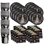 Hockey Birthday Party Supplies Set Serves 16 Plates Napkins Cups Tableware New. Price: $32.12.