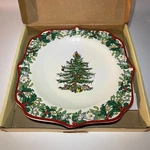 Spode Christmas Tree Fancy Plate Limited Edition 70TH Anniversary 9 New. Price: $13.99.