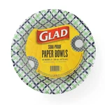 Round Disposable Paper Bowls With Blue And Green Happy Daisies Design Soak Pro New. Price: $15.95.