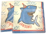 Jawsome! Lot Of -20 Count Shark Paper Luncheon Party Napkins 12.8IN X 12.7 New. Price: $7.19.