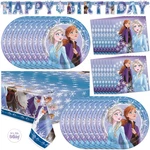 Unique Frozen Birthday Party Decorations Serves 16 Banner Tablecloth Plates New. Price: $32.08.