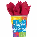 Happy Retirement Congrats Going Away Work Office Party 9 Oz. Paper Cups New. Price: $9.99.