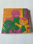 New Vintage Barney And Friends DESIGNWARE16 Luncheon Napkins. Price: $8.00.