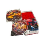 Spiderman 2ND Birthday Supplies Plates Tablecloth Superhero Open. Price: $6.49.
