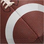 Multicolor Football Party Beverage Napkins (16 Count) - Premium Quality Paper, New. Price: $8.99.