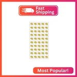 Sunny Bride Gold Meat Wedding Meal Stickers - 50 Pcs Place Card Decals, Paper, New. Price: $11.37.