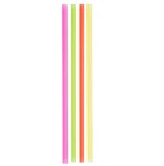 Pack Of 150 Neon Giant 12" Drinking/smoothie Straw, Perfect For Tall Cups And... New. Price: $29.04.