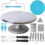 Jninexiu 12 Inch Aluminium Alloy Revolving Cake Stand, Rotating Turntabl... New. Price: $94.40.