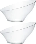 Plasticpro Disposable Angled Bowls Round Medium Serving Bowl, Elegant Fo New. Price: $20.31.