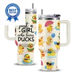 Wwhsai Duck Gifts For Women, Just Girl Who Loves 40 Ounces, Rubber New. Price: $37.99.