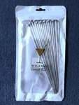 8" Stainless Steel Cocktail Picks, Reusable Metal Toothpick, Martini - Sogewo New. Price: $13.00.