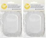 Wilton 50-COUNT White Petite Loaf Baking Cups, 3 X Inches (2-PACK) New. Price: $10.62.