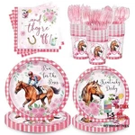 168PCS Derby Party Supplies - Plates, Napkins, Cups Disposable Tableware New. Price: $25.19.