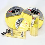 Viva Designer Collection Cutlery, Cups Plates New Sealed Yellow Movie Prop 1987. Price: $23.10.