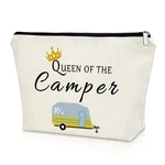 Sazuwu Happy Camper Makeup Bags Camping Lover Gifts For Women Friend Cos... New. Price: $16.00.