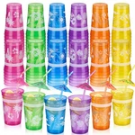 100 Pcs Hawaiian Luau Party Decorations Tropical Cups Bulk With Umbre... New. Price: $55.71.