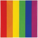 Rainbow Luncheon Napkins - Beistle New. Price: $17.74.