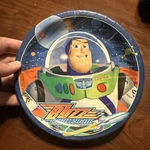 Vintage Buzz Lightyear Party Plates Toy Story And Beyond Hallmark 2000 New. Price: $12.99.