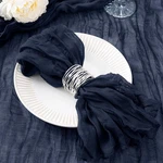 12 Pack Navy Blue Cheesecloth Napkins Fall Thanksgiving Set Of ... New. Price: $18.04.