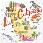 Boston International Beverage Paper Napkins, X 5-INCHES, California, 20 Count New. Price: $10.95.