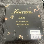 Liacere White Dessert Plates -7INCH & 9.5INCH New. Price: $30.00.