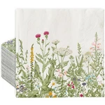 Jarthenaamcs 80PCS Green Wildflower Cocktail Paper 5 X In, New. Price: $18.69.
