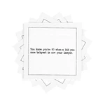 Five Star Funny 50TH Birthday Quotes White Cotton Cocktail Napkins Lux... New. Price: $50.62.