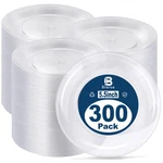 Breroa 300 Pieces Plastic Plate 5.5 Inch Small Round Heavy Duty Disposable Ap... New. Price: $61.31.