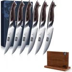 Hoshanho 4.5IN Steak Knives Set Japanese Carbon Steel Knife With Magnetic Holder New. Price: $109.99.