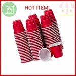 120CT Mini Red Cups 2OZ Plastic Disposable Shot Glasses Party Shooter Beer Pong New. Price: $14.38.