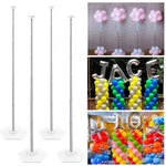 Yallove 4X Telescopic Balloon Column Stand, 16"-80" Stainless Steel Adjustable New. Price: $66.07.