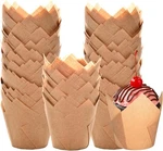Natural Tulip Cupcake Liners For Baking 200 Cups, Standard, New. Price: $13.62.