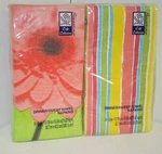 Pick 24 Paper Towel Napkins Dinner Guest Floral Striped Sensations Cafe New. Price: $5.59.